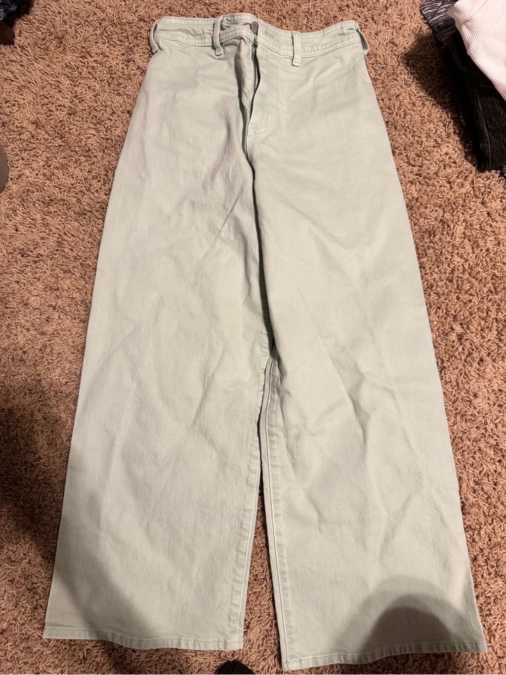 Universal Thread Wide-Leg Pants in Pale Mint